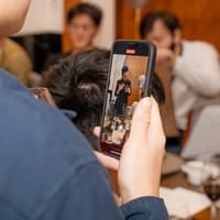 picture of close up magician in camera picture of close up magician in camera