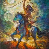 Indian_7 oil on canvas 20x30 $1600 Indian_7 oil on canvas 20x30 $1600