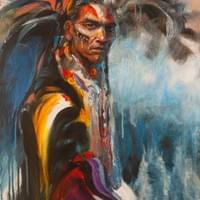 Indian_18 acrylic on canvas 18x24 $1200 Indian_18 acrylic on canvas 18x24 $1200