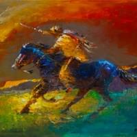 Indian _3 oil on canvas 24x18 $900 Indian _3 oil on canvas 24x18 $900