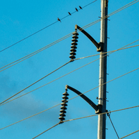 Guying wire supporting utility poles and antennas Guying wire supporting utility poles and antennas