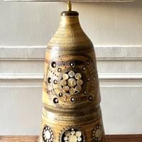 tall ceramic lamp by Georges Pelletier ( one from set of 2 ) tall ceramic lamp by Georges Pelletier ( one from set of 2 )