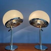 Pair of " Bine" tables lamps , edited by Candle, Milano 1968.  Pair of " Bine" tables lamps , edited by Candle, Milano 1968.