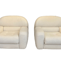 Pair of lounge chairs by Georg Bighinelli , Italy 1970 Pair of lounge chairs by Georg Bighinelli , Italy 1970