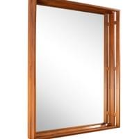 Walnut Double Frame Mirror, Sweden, 1960’s Walnut Double Frame Mirror, Sweden, 1960’s