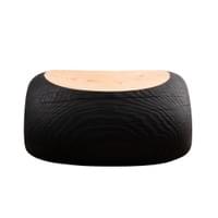 A burnt wood bench, Modern production, France A burnt wood bench, Modern production, France