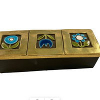 SOLD Enamelled Ceramic Top Box, Mithé Espelt 60's SOLD Enamelled Ceramic Top Box, Mithé Espelt 60's