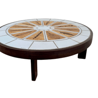 Ceramic top coffeee table " Pomona" Roger Capron  Ceramic top coffeee table " Pomona" Roger Capron