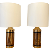 Pair of ceramic lamps by Bitossi Pair of ceramic lamps by Bitossi