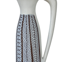 Tall ceramic pitcher, Roger Capron Vallauris  Tall ceramic pitcher, Roger Capron Vallauris