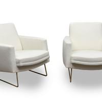 Pair of "Prelude" Lounge Chairs by Louis Paolozzi Pair of "Prelude" Lounge Chairs by Louis Paolozzi