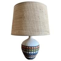 Ceramic Table Lamp, Capron Vallauris, 1960 Ceramic Table Lamp, Capron Vallauris, 1960