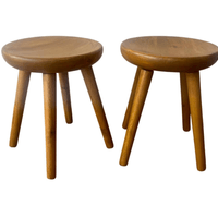 Pair of " chalet" stools 1960's Pair of " chalet" stools 1960's
