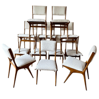 Set of 12 dining chairs CARLO DE CARLI , Italy, 1950's Set of 12 dining chairs CARLO DE CARLI , Italy, 1950's