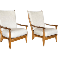 Pair of " Edouard" lounge chairs Guillerme et Chambron, France  mid 50's Pair of " Edouard" lounge chairs Guillerme et Chambron, France  mid 50's