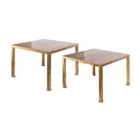 Pair of Square End Tables, by Maison Jansen Pair of Square End Tables, by Maison Jansen