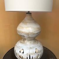 Glazed ceramic lamp by Georges Pelletier  circa 1975  Glazed ceramic lamp by Georges Pelletier  circa 1975