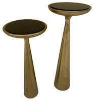 a set of 2 "v1776"  brass and opaline side tables , Fontana Arte, Max Ingrand.  a set of 2 "v1776"  brass and opaline side tables , Fontana Arte, Max Ingrand.