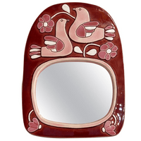 Ceramic Mirror by Mithé Espelt, France, circa 1970 Ceramic Mirror by Mithé Espelt, France, circa 1970