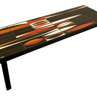 SOLD Coffee table " Navette " by Roger Capron, France, 1960 SOLD Coffee table " Navette " by Roger Capron, France, 1960