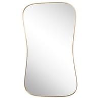 SOLD Brass Framed Mirror in the Style of Gio Ponti, Italy, 1950's  SOLD Brass Framed Mirror in the Style of Gio Ponti, Italy, 1950's