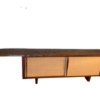 Oak sideboard in the style of Nakashima, France, 1970 Oak sideboard in the style of Nakashima, France, 1970