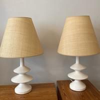 Pair od " Palma" plastere lamps  Pair od " Palma" plastere lamps