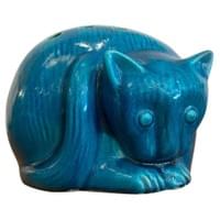 "Cat", Ceramic Vase by Pol Chambost "Cat", Ceramic Vase by Pol Chambost