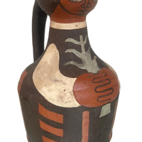 Ceramic pitcher by Frédérique Bourguey . Vallairis. signed and dated 1951. Ceramic pitcher by Frédérique Bourguey . Vallairis. signed and dated 1951.