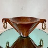 SOLD Wooden urn or vide poche France circa 1935  SOLD Wooden urn or vide poche France circa 1935