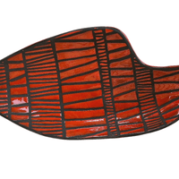 Large orange glazed free form cup, Roger Capron, Vallauris, circa 1962. Large orange glazed free form cup, Roger Capron, Vallauris, circa 1962.