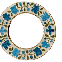 Ceramic Wall Mirror, " Romantic" by Mithé Espelt, France, 1965 Ceramic Wall Mirror, " Romantic" by Mithé Espelt, France, 1965