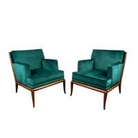 Pair of Lounge Chairs by Robsjohn-Gibbings for Widdicomb Pair of Lounge Chairs by Robsjohn-Gibbings for Widdicomb