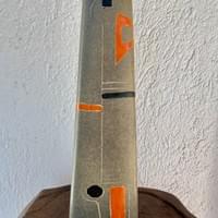 Large ceramic pitcher by Orlando, circa 1955.  Large ceramic pitcher by Orlando, circa 1955.