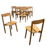Set of 12 Chairs « Grains de café » by Gauthier Delaye, France, 1950 Set of 12 Chairs « Grains de café » by Gauthier Delaye, France, 1950