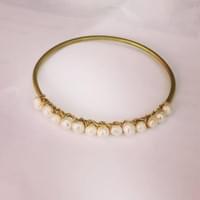 Freshwater Pearl Wrapped Bangle Freshwater Pearl Wrapped Bangle