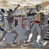 Original lithograph 5 colors signed and numbered. Limited edition.$400. Original lithograph 5 colors signed and numbered. Limited edition.$400.