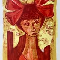 "Portrait de Femme" Original lithograph signed and numbered. Limited edition $500. "Portrait de Femme" Original lithograph signed and numbered. Limited edition $500.