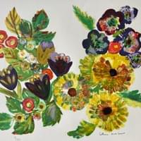 Fleurs polychromes. Original lithograph, signed and numbered . Limited edition $350. Fleurs polychromes. Original lithograph, signed and numbered . Limited edition $350.