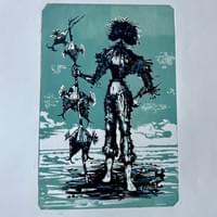 Original etching signed and numbered. Limited edition.$200. Original etching signed and numbered. Limited edition.$200.