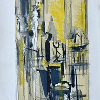 Original abstract lithograph pencil signed and numbered 156/175. Limited edition. $550. Original abstract lithograph pencil signed and numbered 156/175. Limited edition. $550.