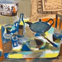 "Tea pot" . Original lithograph signed and numbered.Limited edition.$700. "Tea pot" . Original lithograph signed and numbered.Limited edition.$700.