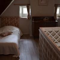 Deuxième chambre Gite de charme bayeux Moulin de la Martinière