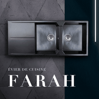 Evier Farah 116 x 50 cm Evier Farah 116 x 50 cm