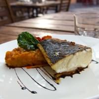 Grillad Sea Bass på The Farm