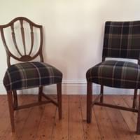Two Antique Dining Chairs Two Antique Dining Chairs