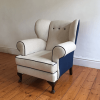 Two tone Wingback Chair Two tone Wingback Chair