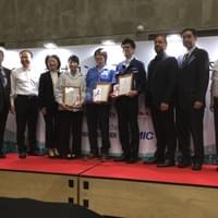 表彰式、受賞者と審査員、スポンサー