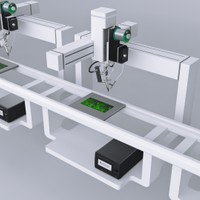Soldering robot for inline Soldering robot for inline