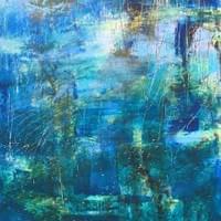 Diving Deep   Oil:Wax  30.5"x61"x1.5"   2018 Diving Deep   Oil:Wax  30.5"x61"x1.5"   2018